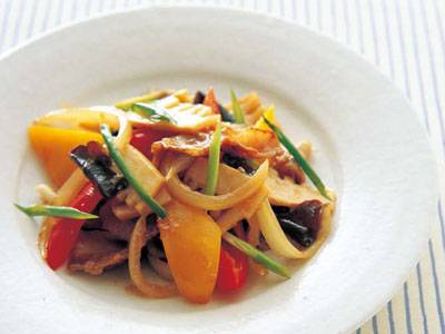 カリカリ豚バラの肉野菜炒め