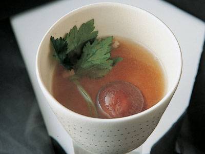 たけのこだしの汁物