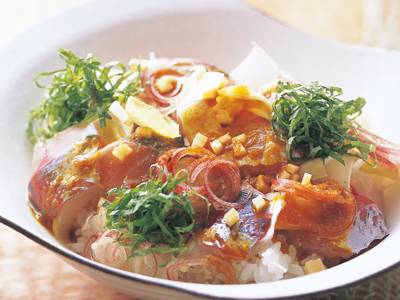 あじの薬味ずし