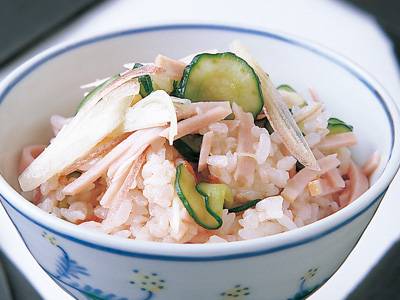 梅だれ混ぜご飯