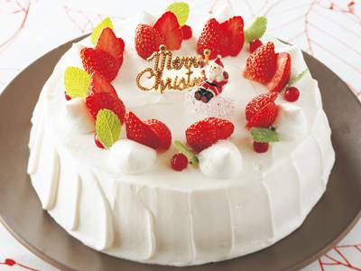 いちごのクリスマスケーキ