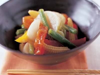 夏野菜の炒めなます