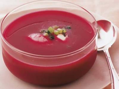 ビーツの冷製スープ
