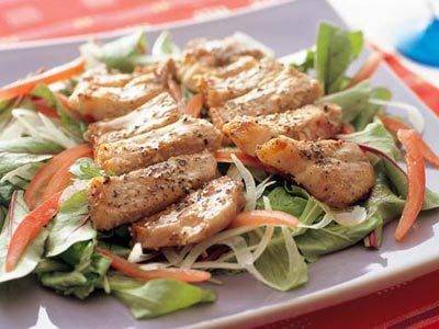 豚グリルonサラダ