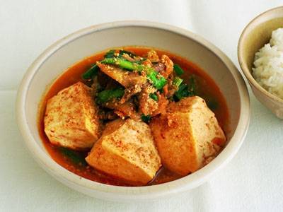 肉キムチ豆腐
