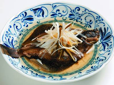 かれいの変わり煮びたし