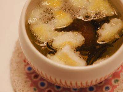 梅昆布せんべい汁