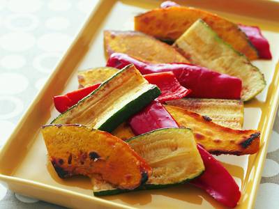 野菜のオリーブ油焼き