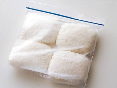 ご飯の冷凍テクニック