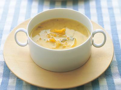 冷凍かぼちゃのミルクスープ