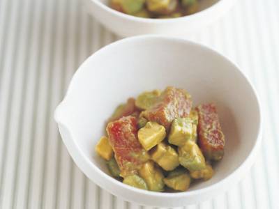 まぐろとアボカドのあえ物