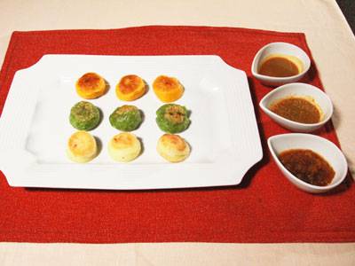 いろいろ野菜の焼き餅