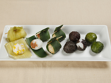 5色の一口おにぎり