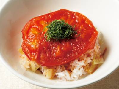 トマトステーキ丼