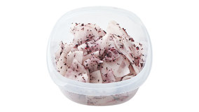 かぶの赤じそあえ