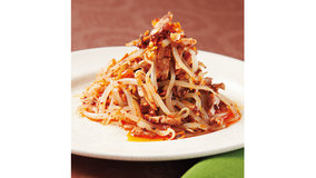 煮豚ともやしのベジラーユあえ