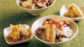 たたきれんこんご飯