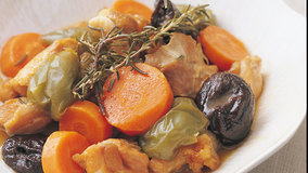 鶏と梅の洋風蒸し煮