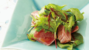 まぐろのサラダオレンジドレッシング