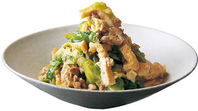 お揚げの卵とじ