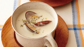 あさりのカップスープ