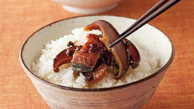 干ししいたけとうなぎのつくだ煮