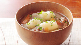 じゃがいものだんご汁