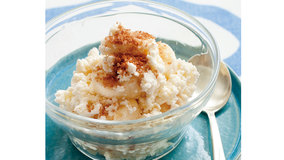 バナナのカッテージチーズあえ