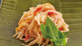 もやしと紅しょうがの炒め物