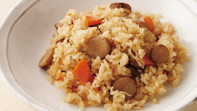 ごぼうとにんじんのピラフ