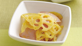 れんこんのカレーサラダ