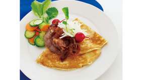 豚ねぎクレープ