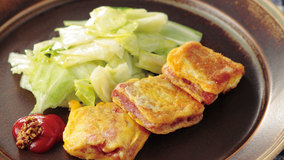 コンビーフのピカタ