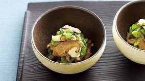 モッツァレラときゅうりのごまあえ