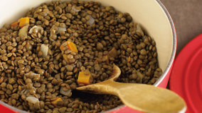 レンズ豆の塩煮