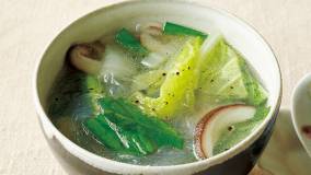 春雨と白菜のおかずスープ