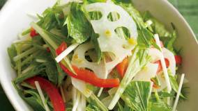 れんこんの柚子こしょうサラダ