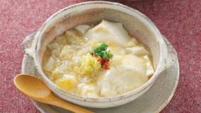 カリフラワーと豆腐の卵あんかけ