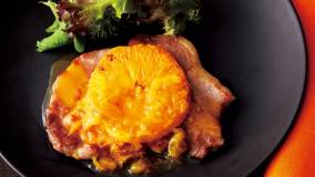 ポークソテー オレンジソース