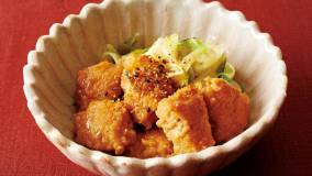 鶏つくねとねぎの照り煮