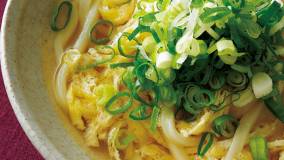 油揚げとわけぎのうどん