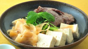 ひらひら大根のすき焼き風