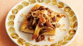 豆腐ステーキきのこたっぷりソース