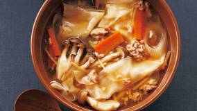 包まないワンタンスープ