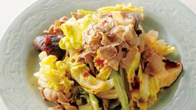 豚肉と塩もみキャベツのピリ辛甘酢炒め