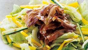 カリカリ豚の柚子こしょうドレッシング