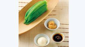 ゆでオクラのディップ