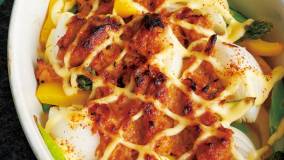 新たまねぎとツナのみそマヨグリル