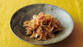 新ごぼうとベーコンのきんぴら