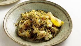 帆立ての香草パン粉